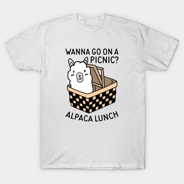 Alpaca Lunch T-Shirt by Cherrific